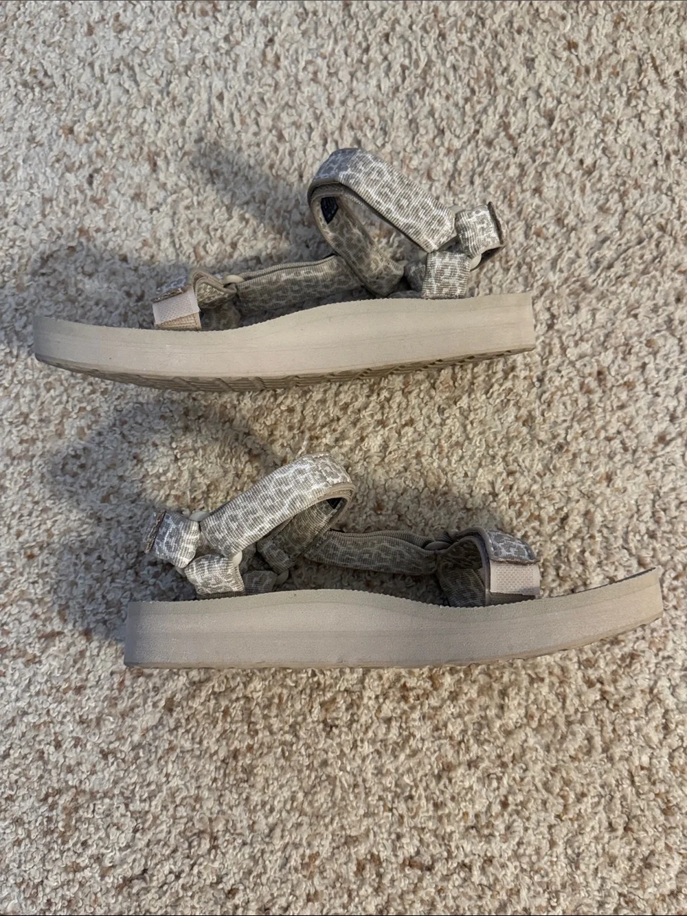 Teva Beige Strap Sandals